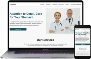 Digestix - бесплатный шаблон для сайта